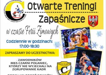 Połaniec: Ferie z zapasami – otwarte treningi zapaśnicze w MKS Czarni Połaniec