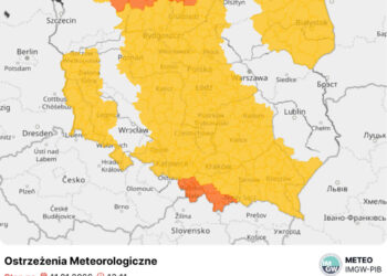 Region: Ostrzeżenia IMGW dla woj. podkarpackiego i świętokrzyskiego