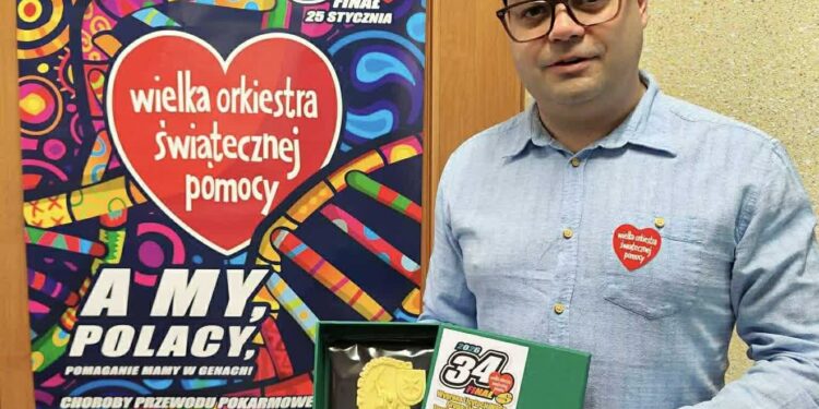 Tarnobrzeg: Grupa Siarkopol Tarnobrzeg gra z WOŚP – unikatowy siarkowy medal do wylicytowania!