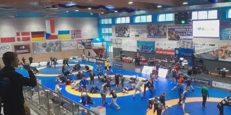 Połaniec: MKS CZARNI Połaniec na Mistrzostwach Polski Juniorów U-20 w zapasach