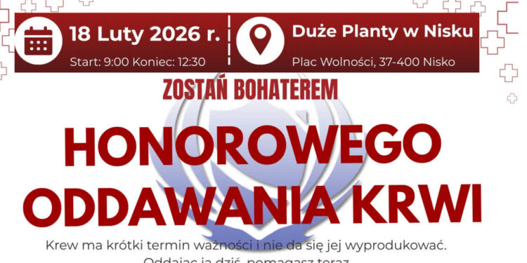 Nisko: Pierwsza w tym roku akcja krwiodawstwa na plantach