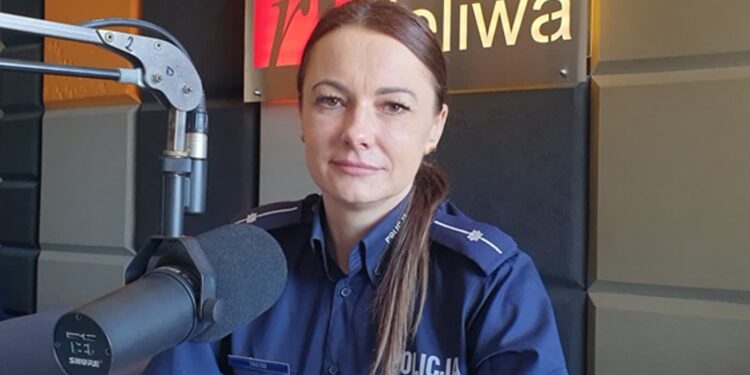 Mł. asp. Agnieszka Wilk, p.o. oficera prasowego Komendanta Miejskiego Policji w Tarnobrzegu