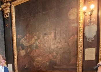 Sandomierz: Kontrowersyjny obraz z sandomierskiej katedry inspiracją do napisania powieści o czasach wojny