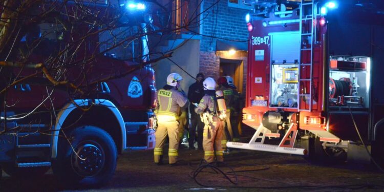 Jadachy. Zadymienie domu