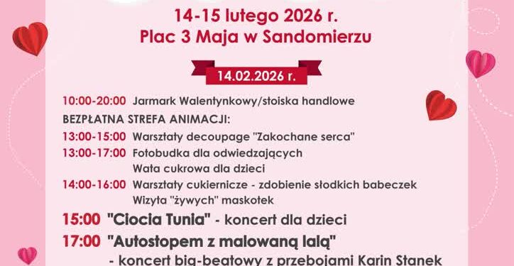 Sandomierz: „Walentynki w sercu miasta”