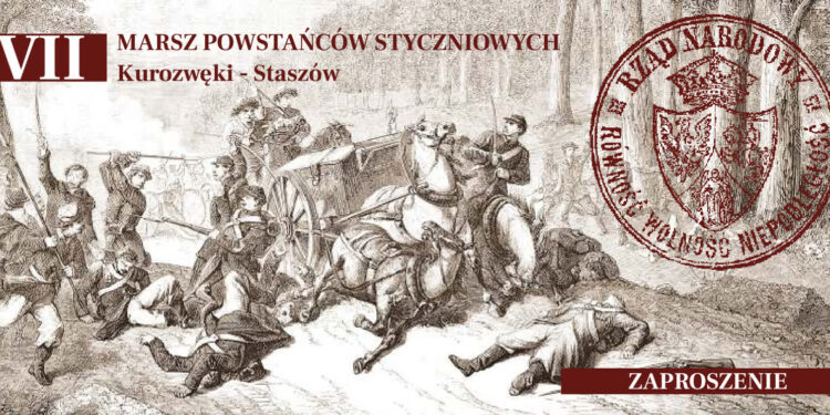 Staszów: VII Marsz Powstańców Styczniowych