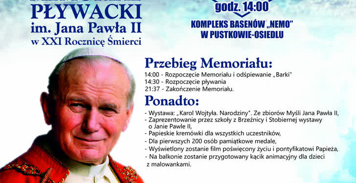 Dębica: X Jubileuszowy Memoriał Pływacki im. Jana Pawła II