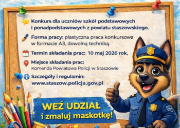 Staszów: Zaprojektuj maskotkę staszowskiej Policji