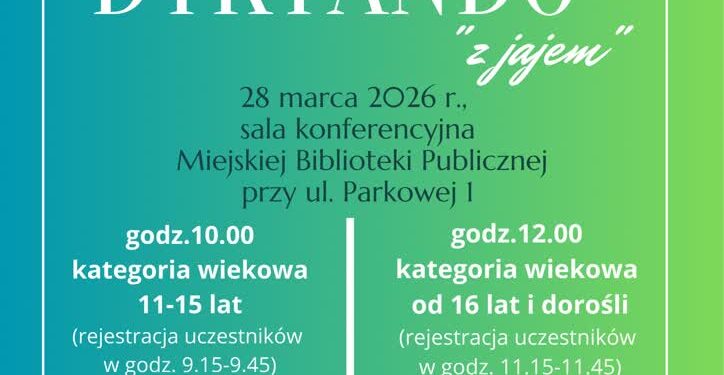 Sandomierz: Po raz szósty będą walczyć o tytuł zwycięzcy Dyktanda „z jajem”