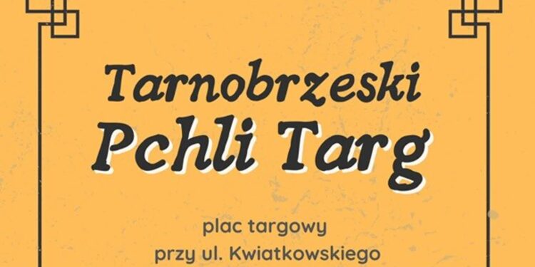 Tarnobrzeg. Pchli targ już w niedzielę