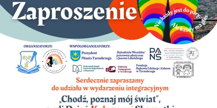 Tarnobrzeg. Dzień Kolorowej Skarpetki. Integracyjne wydarzenie już 24 marca