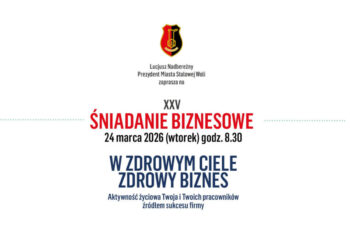 Stalowa Wola: O zdrowiu, sporcie i biznesie na 25. Śniadaniu Biznesowym – trwają zapisy