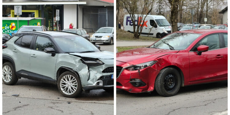 Tarnobrzeg. Kraksa na skrzyżowaniu