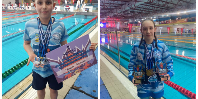Tarnobrzeg: 8 medali UKS Delfin Tarnobrzeg w Feniks Pool Party – Dębica