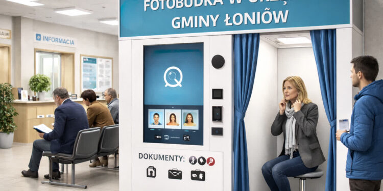 Łoniów: Zdjęcie do dokumentów szybko i wygodnie w fotobudce