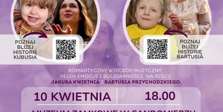 Sandomierz: Koncert charytatywny zespołu Jaśmin „Z serca do serca”.