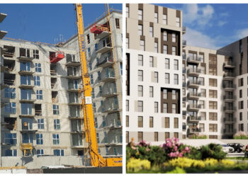 Tarnobrzeg. Wiecha na nowej inwestycji mieszkaniowej. 14 marca dni otwarte