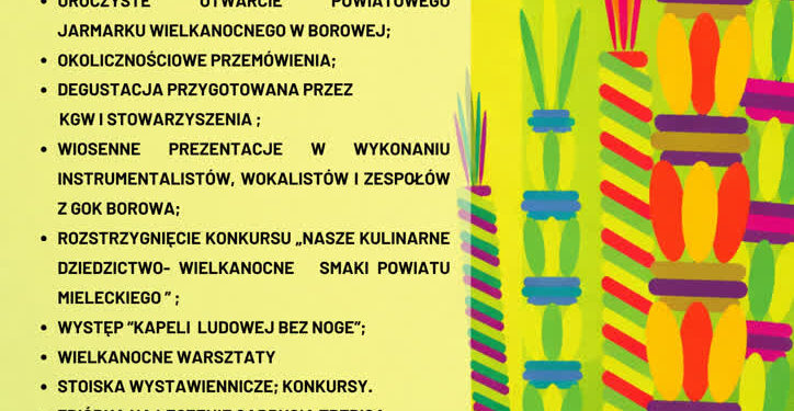 XVII Powiatowy Jarmark Wielkanocny – patronat medialny