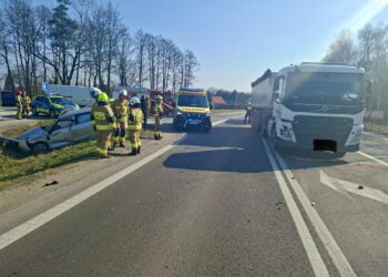 Jadachy: Utrudnienia po zdarzeniu drogowym