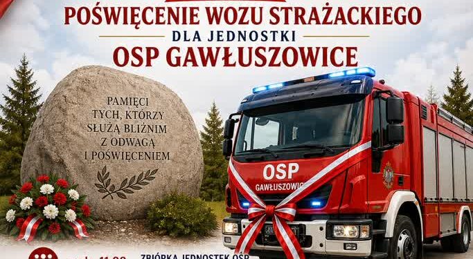 Gawłuszowice: Nowy wóz bojowy w dla OSP w Gawłuszowicach