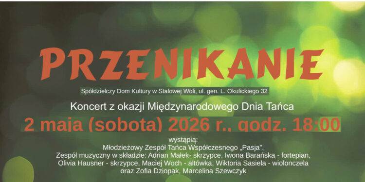 Stalowa Wola: W sobotę spektakl taneczny w SDK