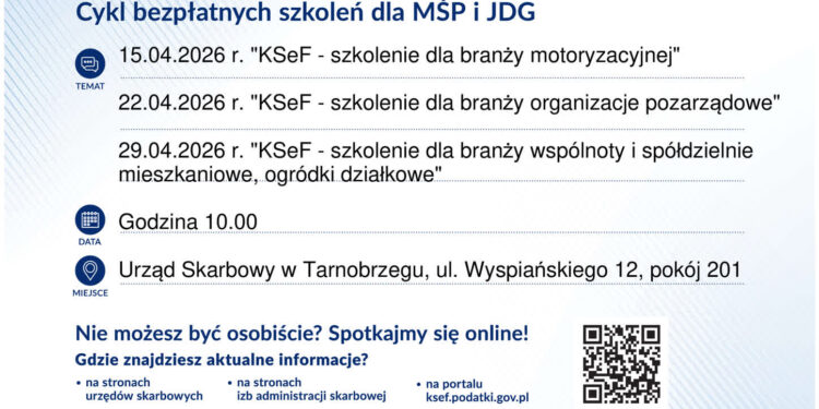 Tarnobrzeg: Szkolenie KSeF dla branży motoryzacyjnej