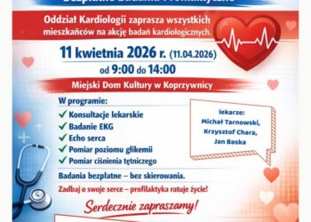 Koprzywnica: W sobotę bezpłatne badania profilaktyczne pod hasłem „Serce dla Koprzywnicy”