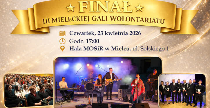 Mielec: Finał III Mieleckiej Gali Wolontariatu już w najbliższy czwartek