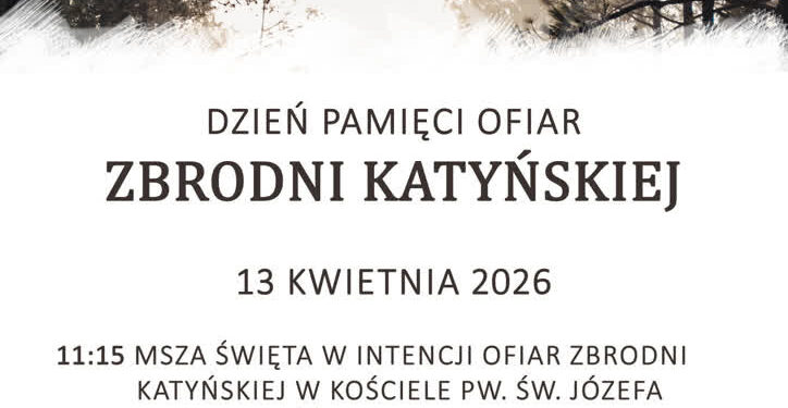 Sandomierz: Obchody Dnia Pamięci Ofiar Zbrodni Katyńskiej 13 kwietnia