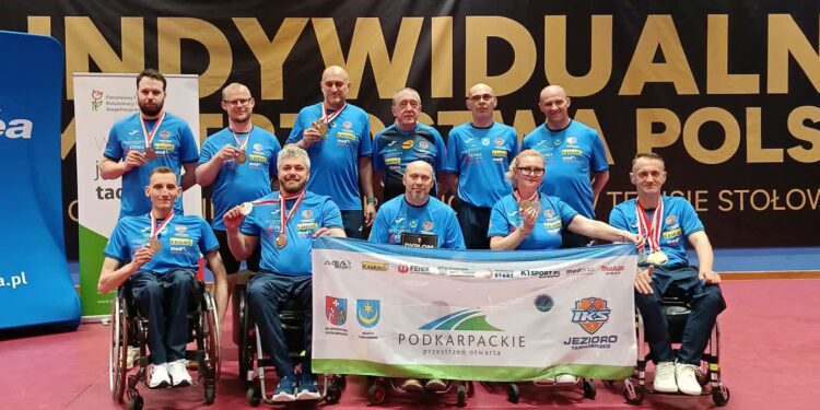 Tarnobrzeg: Sukces IKS Jezioro Tarnobrzeg w Indywidualnych Mistrzostwach Polski  Osób z Niepełnosprawnością w Tenisie Stołowym [ZDJĘCIA]