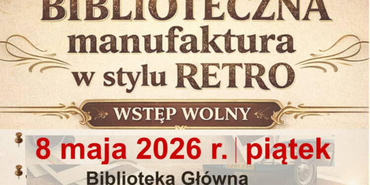 Stalowa Wola: Biblioteka w stylu retro – już w ten piątek podróż w czasie