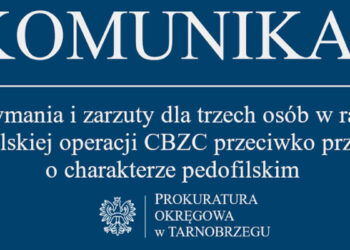 Tarnobrzeg: Zatrzymania w sprawie „Hellfire” – trzy osoby podejrzane o przestępstwa o charakterze pedofilskim