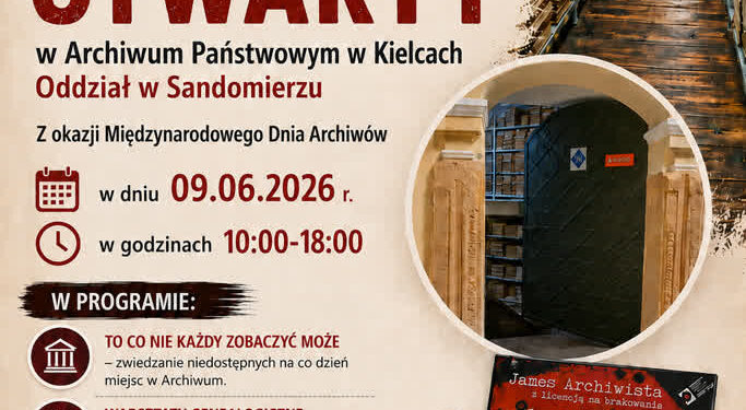 Sandomierz: Dzień Otwarty w Archiwum Państwowym