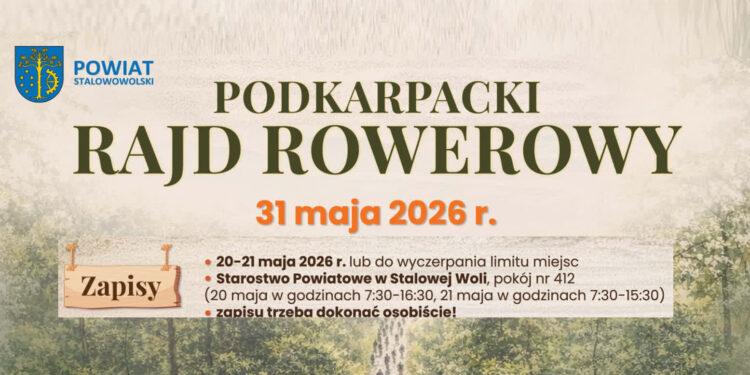 Stalowa Wola: W środę zapisy na Podkarpacki Rajd Rowerowy