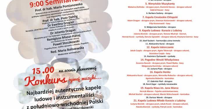 Kolbuszowa: Po raz XIII ostatni taki Festiwal żywej muzyki!