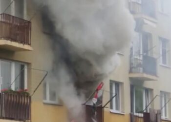 Tarnobrzeg: Pożar mieszkania na Matejki