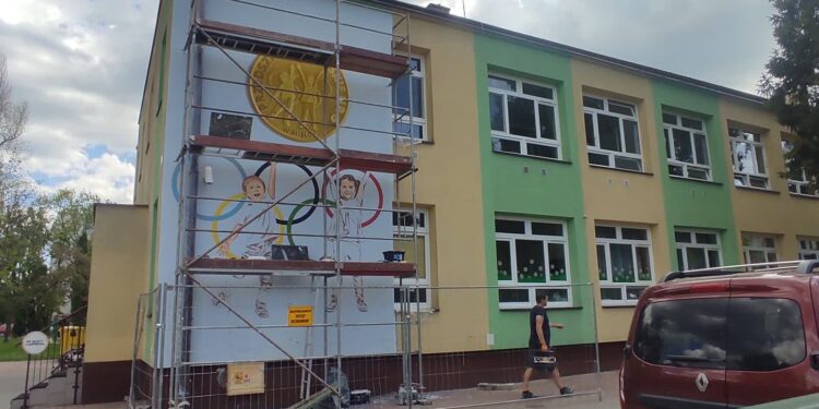 Mielec: Powstaje mural dla Przedszkola nr 6 w Mielcu