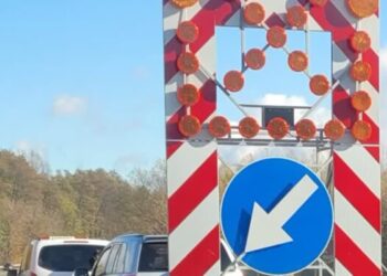 Tarnobrzeg. Zwężenia pasów i ograniczenia prędkości na Wisłostradzie
