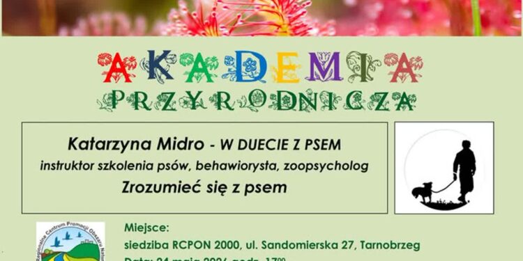 Tarnobrzeg. Centrum Natura 2000 zaprasza na spotkanie o psiej naturze