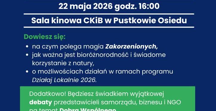 Dębica: Konferencja „Blisko Natury III” już 22 maja