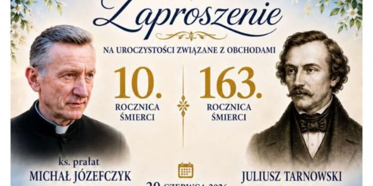 Tarnobrzeg. 10. rocznica śmierci ks. Michała Józefczyka i 163. rocznica śmierci Juliusza Tarnowskiego