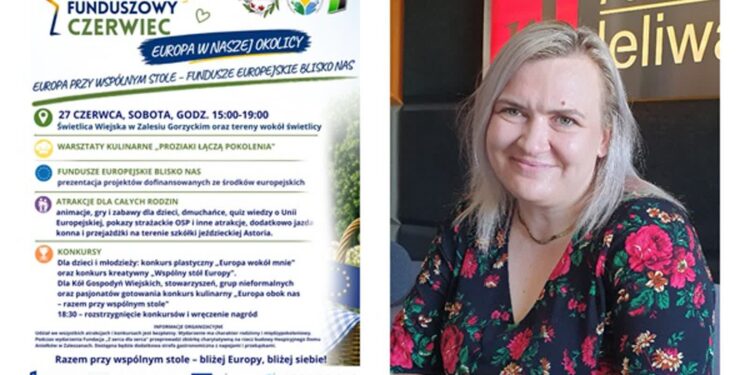 Zalesie Gorzyckie. Piknik i warsztaty w ramach wydarzenia „Europa przy wspólnym stole”.