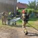 Klimontów: Dwie osoby w szpitalu po pożarze butli z gazem