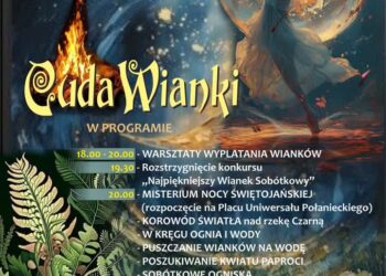 Noc Świętojańska 2026 w Połańcu – magia tradycji, ognia i wody powraca nad Czarną!