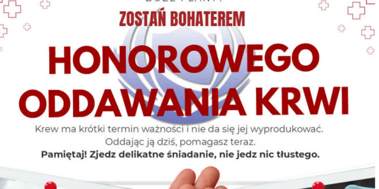 Nisko: czerwcowa zbiórka krwi na plantach już w środę