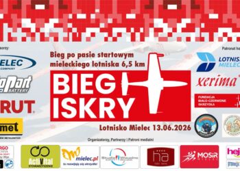 Mielec: Bieg Iskry… po pasie startowym Lotniska Mielec