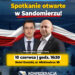 Sandomierz, Staszów: Otwarte spotkania Konfederacji Nowej Nadziei