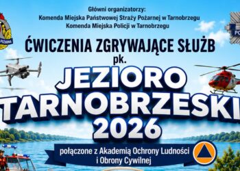 Tarnobrzeg. Ćwiczenia służb i rodzinny piknik nad Jeziorem Tarnobrzeskim