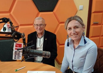 Bogna Latawiec, dyrektor CAS  i Józef Górniak, przewodniczący MRS