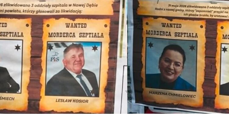 Nowa Dęba. Powiatowi radni na plakatach